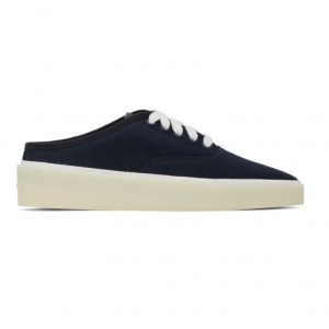 Basket Essentials Fear Of God Tela 101 Backless Bleu Marine | 24MNODTEW