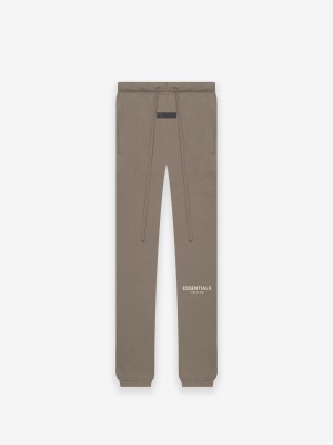 Pantalon Survêtement Essentials Fear Of God Marron | 12TKWHXAG
