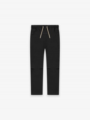 Pantalon Survêtement Essentials Relaxed Trouser Jet Enfant Noir | 65VWFJNGK