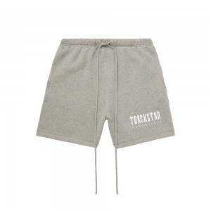 Short Essentials Trackstar London Logo Printed Gray | 60EGFJUTD