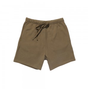 Short Essentials Trackstar London Premium Marron Foncé | 37QYTGJFI