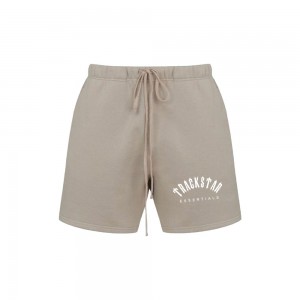 Short Essentials Trackstar Premium Logo Marron | 84CJHKPIO