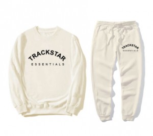 Survêtement Essentials Trackstar Academy Relaxed Blanche | 21WYGZVIM