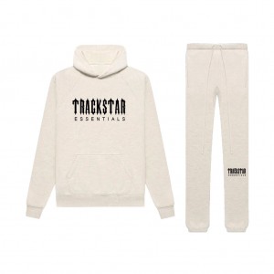 Survêtement Essentials Trackstar Premium Comfortable Blanche | 27BRMZIPS