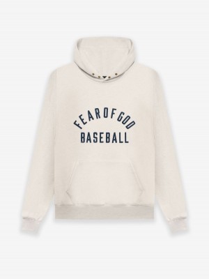 Sweat a Capuche Essentials Fear of God Baseball Blanche | 52PRGHCDE