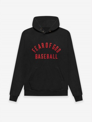 Sweat a Capuche Essentials Fear of God Baseball Noir | 61FMKPJTD