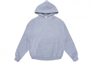 Sweat a Capuche Essentials Fear of God Graphique Pullver Grise | 92CDWJMYS