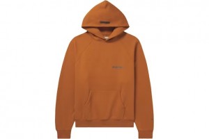 Sweat a Capuche Essentials Fear of God Mr. Porter Logo-Print Marron Foncé | 02AWTDUZV