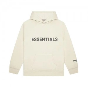 Sweat a Capuche Essentials Fear of God Oversized Blanche | 68NFIPVMG