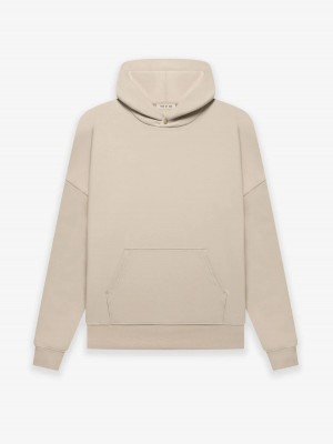 Sweat a Capuche Essentials Fleece Beige | 03NQASBTV