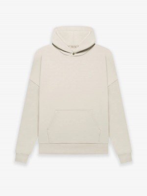 Sweat a Capuche Essentials Fleece Beige | 63PXRKTIS
