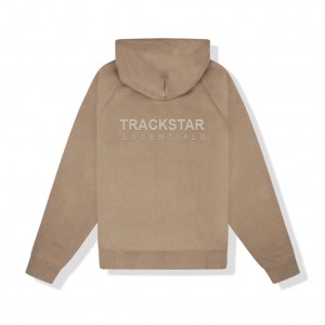 Sweat a Capuche Essentials Trackstar Mode Marron | 53NQFSDPX