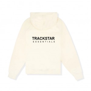 Sweat a Capuche Essentials Trackstar Mode Encapuchonné Beige | 67RUOGVSL