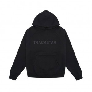 Sweat a Capuche Essentials Trackstar Premium Noir | 32NCMKULZ