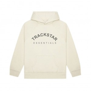 Sweat a Capuche Essentials Trackstar Premium Beige | 61GEYUABQ