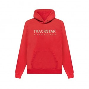 Sweat a Capuche Essentials Trackstar Premium Gatti Rouge | 35FSXMCRE