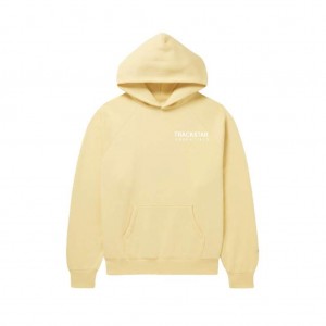 Sweat a Capuche Essentials Trackstar Premium Gatti Jaune | 34IVJZDTF