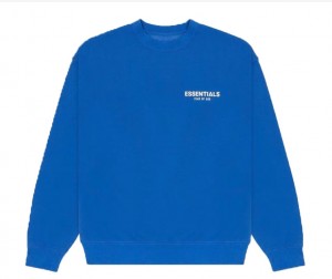 Sweatshirt Essentials Fear of God x TMC Crenshaw Bleu | 46XLBJCYI