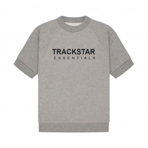 T Shirts Essentials Trackstar Grays Gray | 18EMCRKGJ
