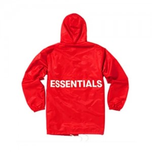 Vestes Essentials Fear of God Encapuchonné Rouge | 53XPQBHYS